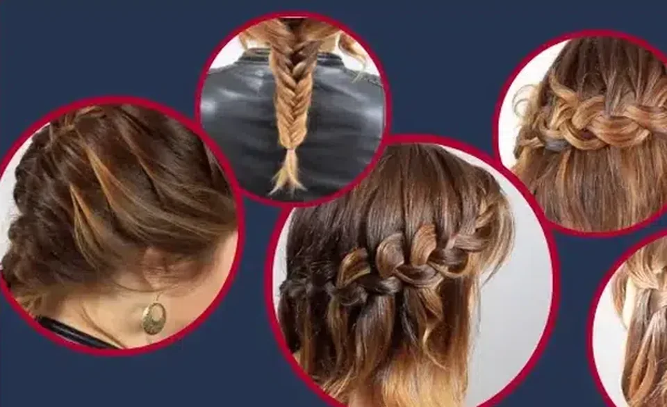 Exemples de coiffages et de tresses